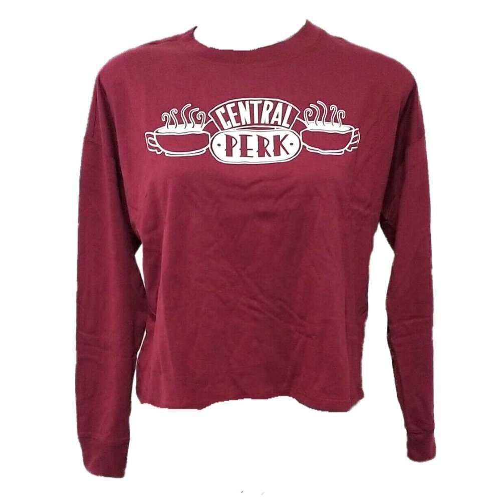Woman’s Long Sleeve Shirt Friends Central Perk Graphic Small